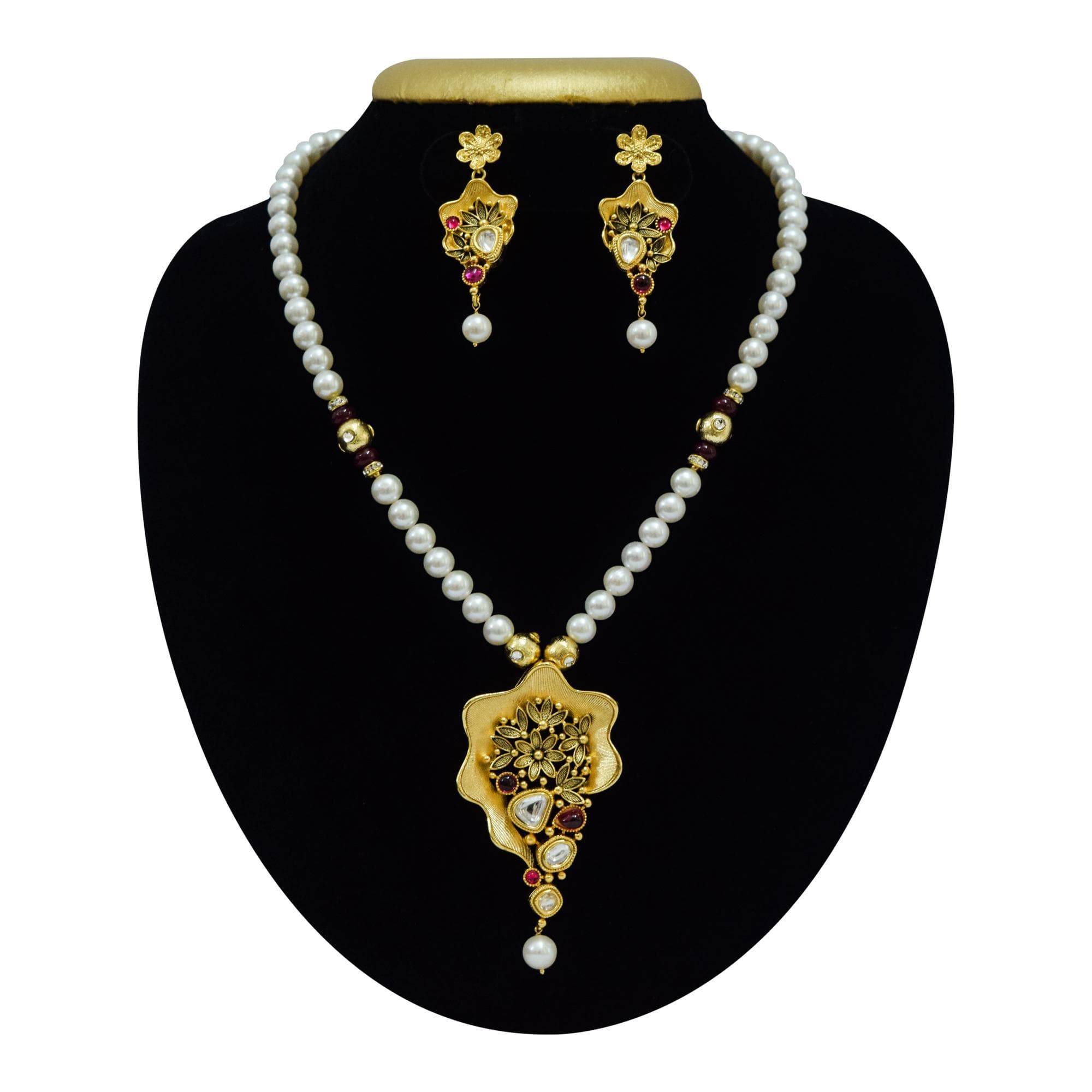 Vintage Collection - Pearl Set in 6.5mm White Round Pearls