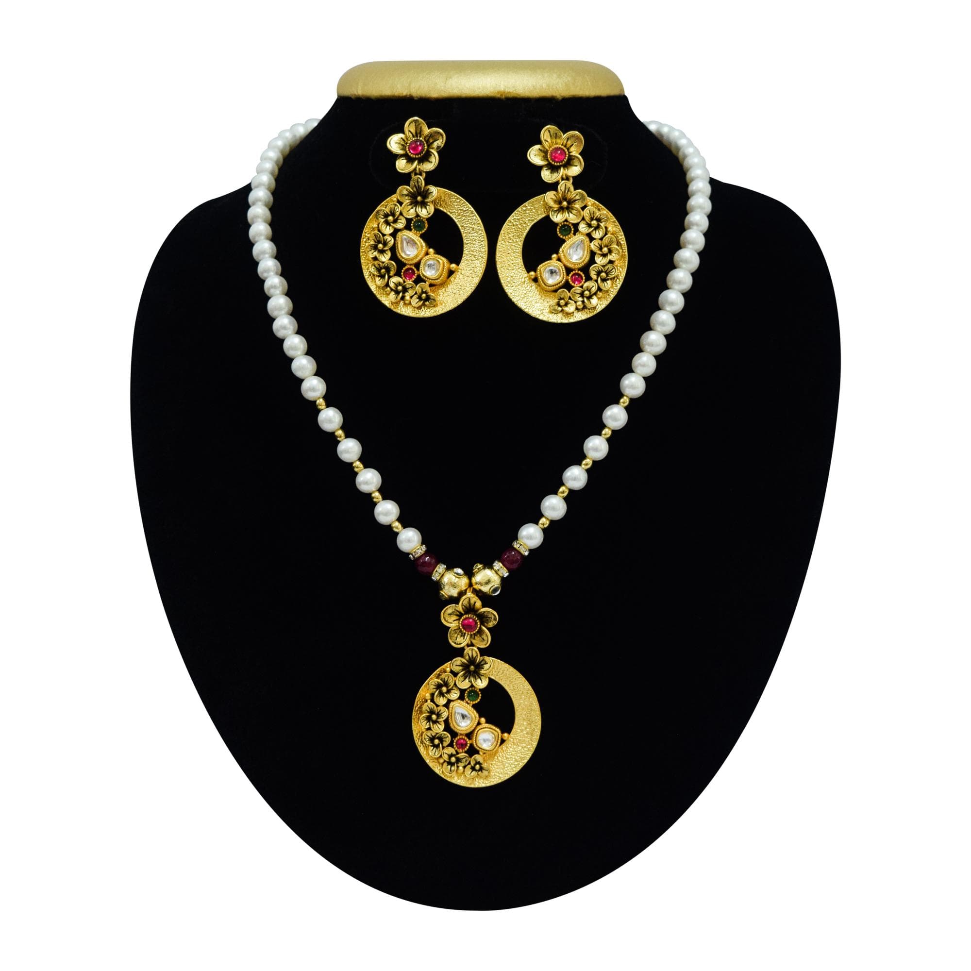 Vintage Collection - Beautiful Pearl Set in 6.5mm White Round Pearls