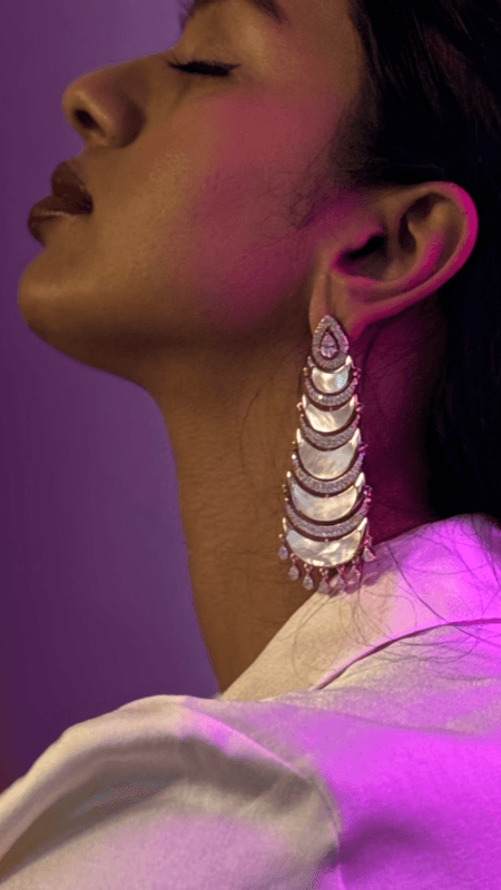 The Stacked Pearl Earrings