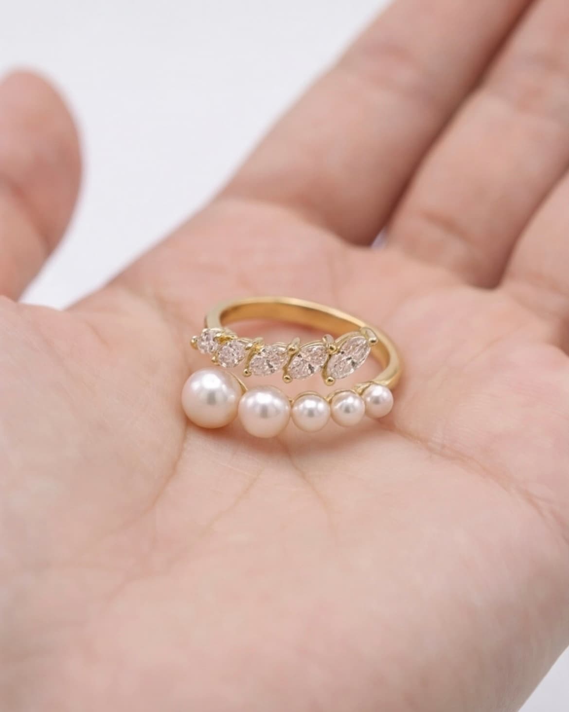 The Tiara Pearl Ring - Image 8