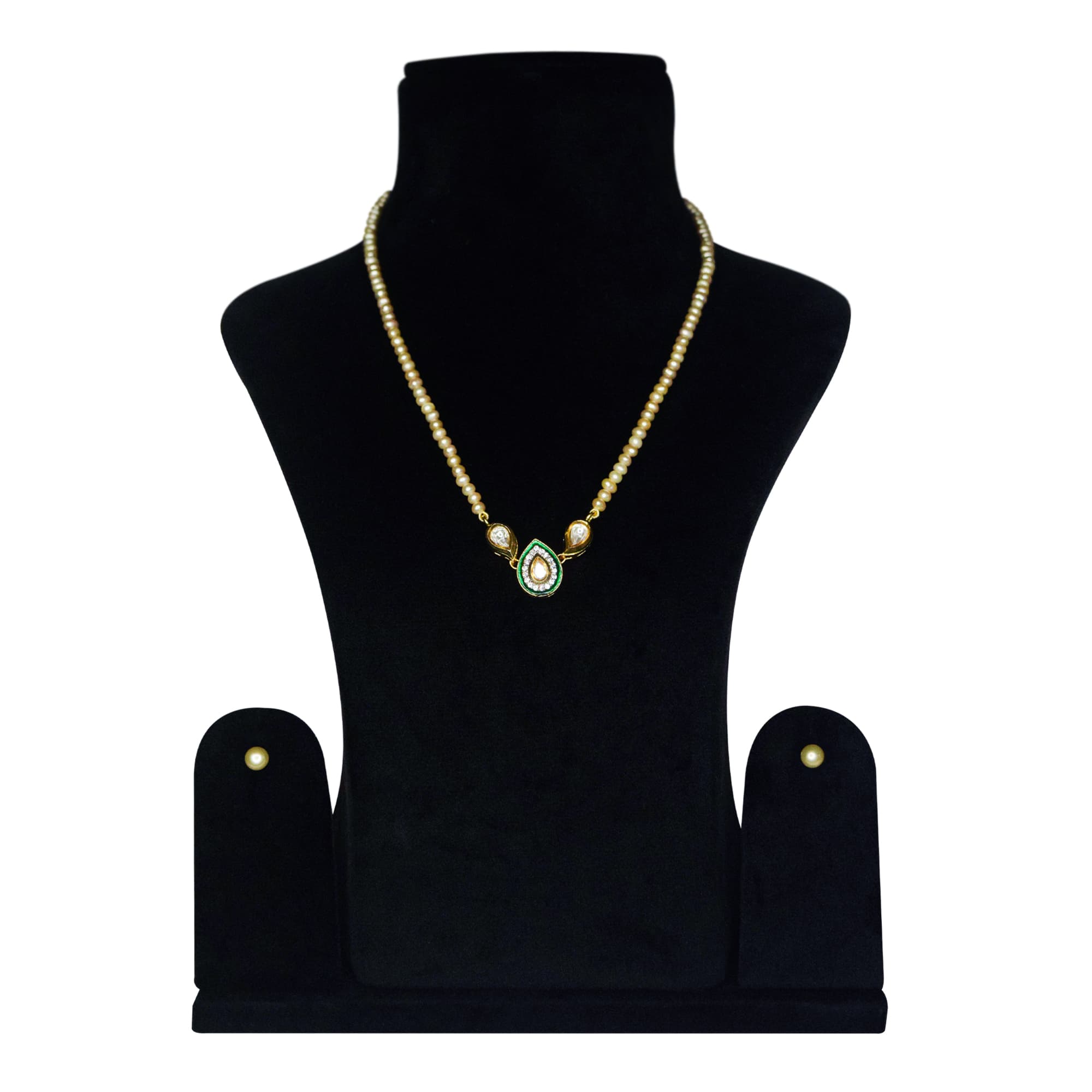 Kundan in pearl jewellery from Pure Pearls
