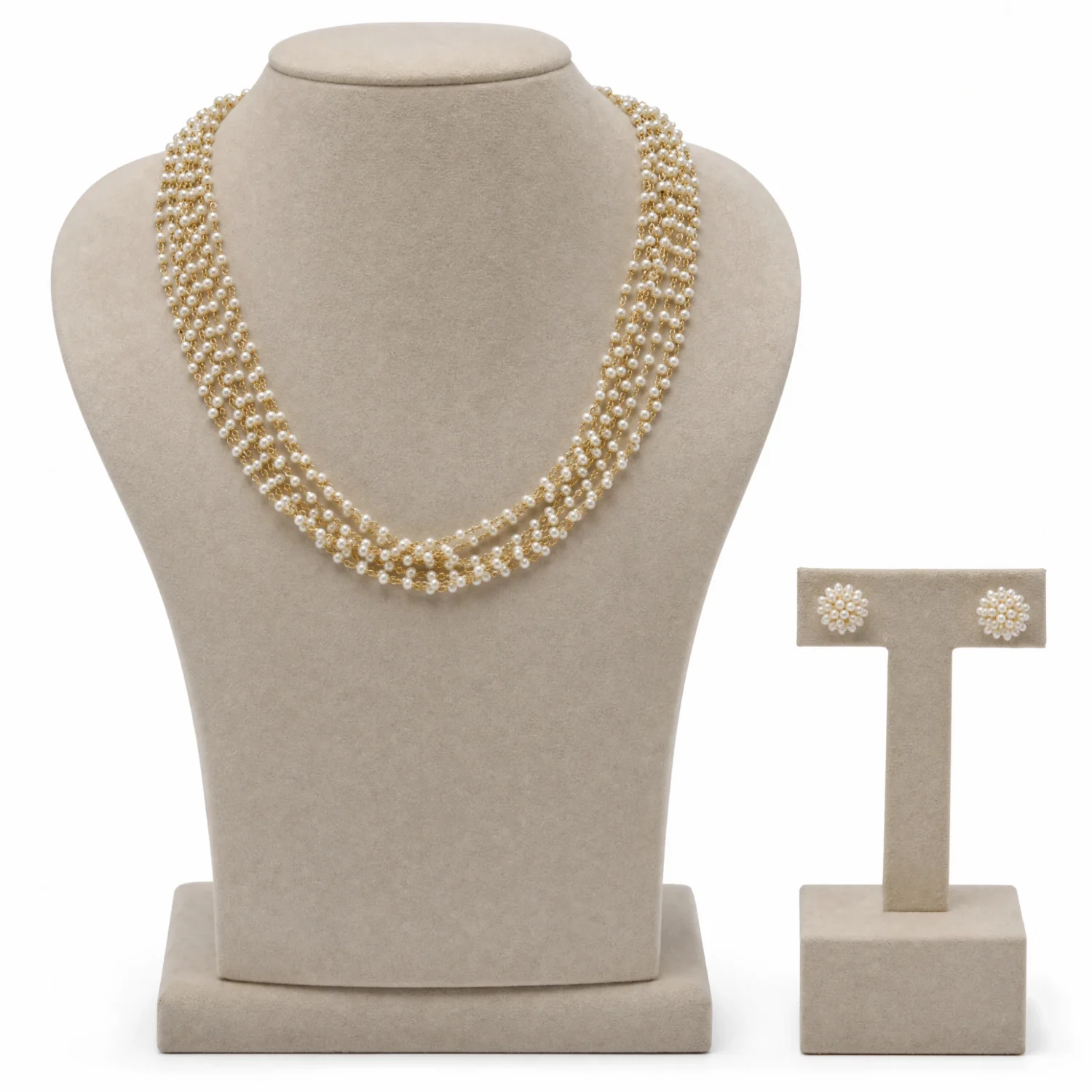 Simply superb taar mala in beautiful real seed pearls