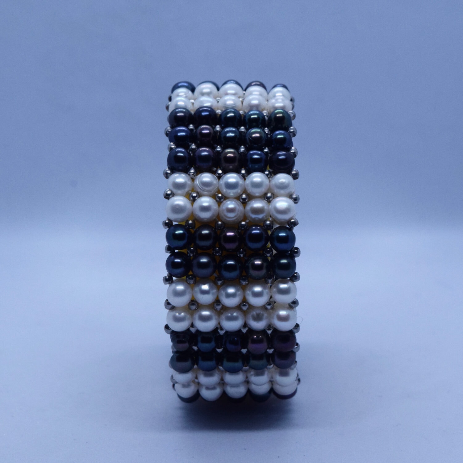 Fabulous White & Multicolored Original Pearls Bracelet - Image 3