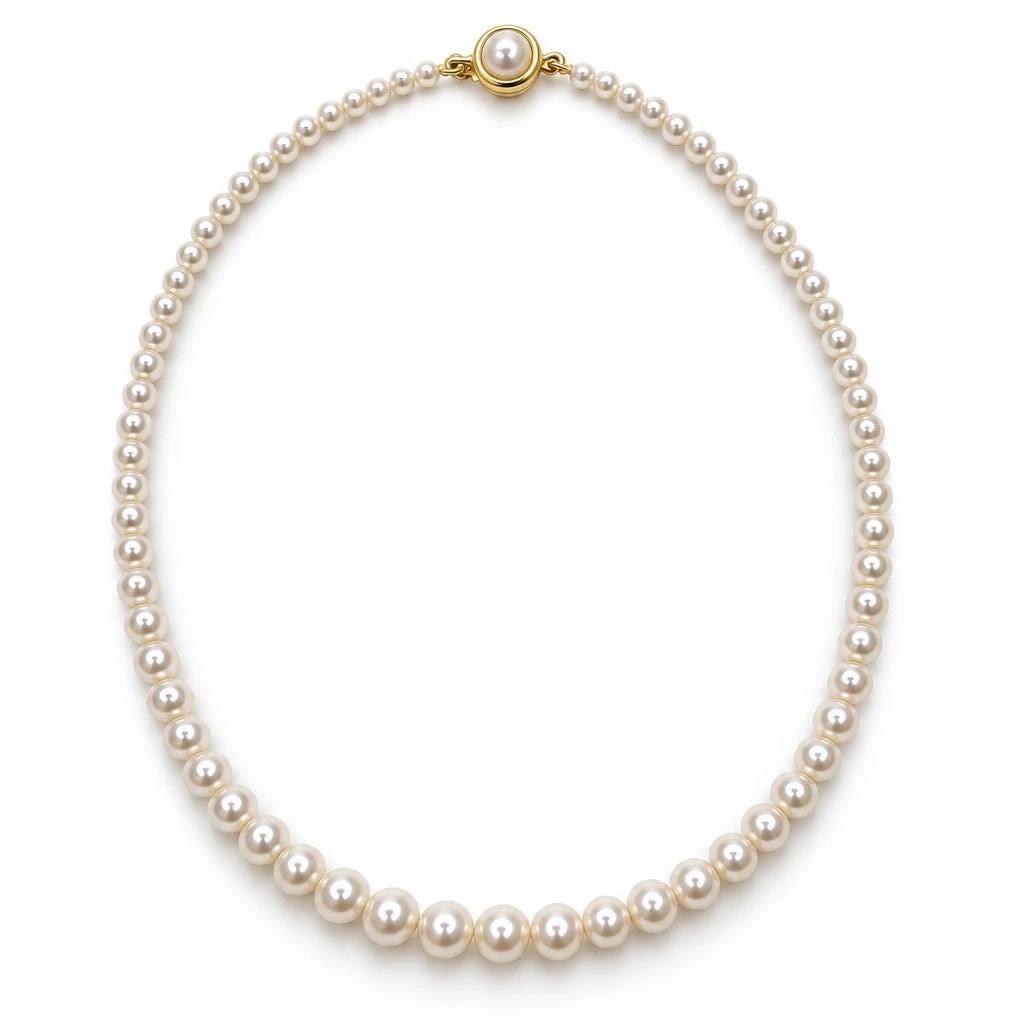The Lily White Pearl Necklace