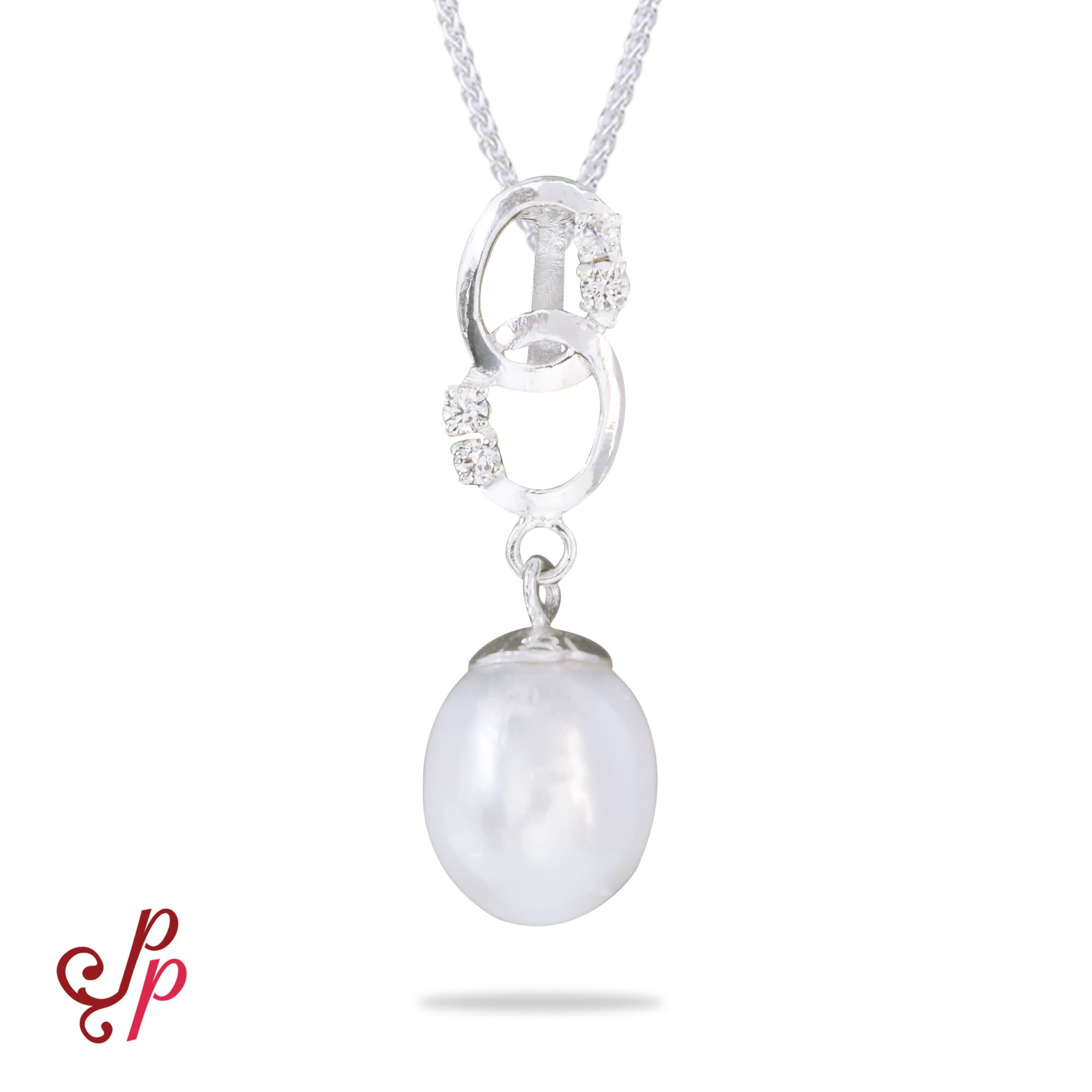 Beautiful Pearl Drop Pendant in South Sea Pearl and 925 Sterling Silver