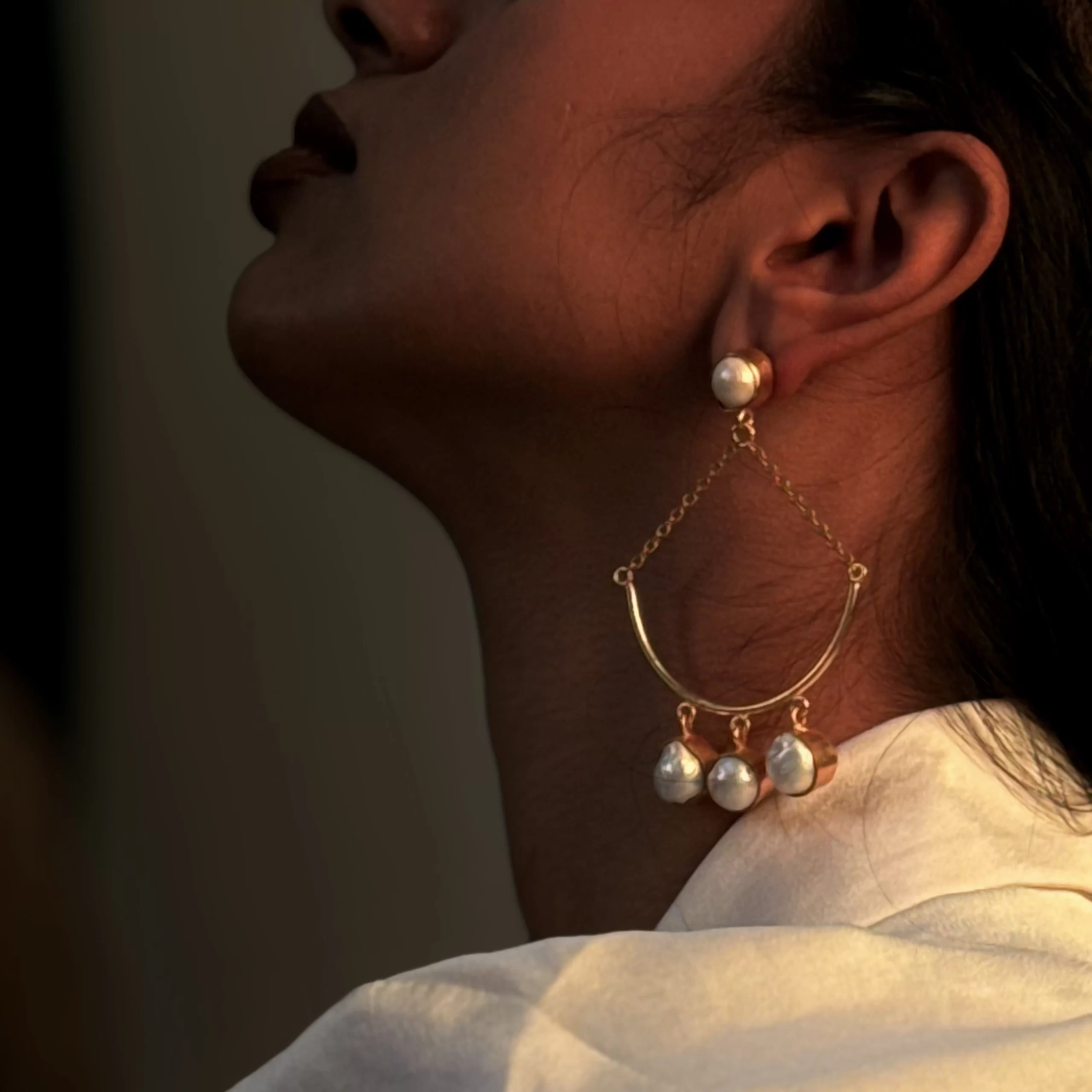The Chandini Glow Earrings