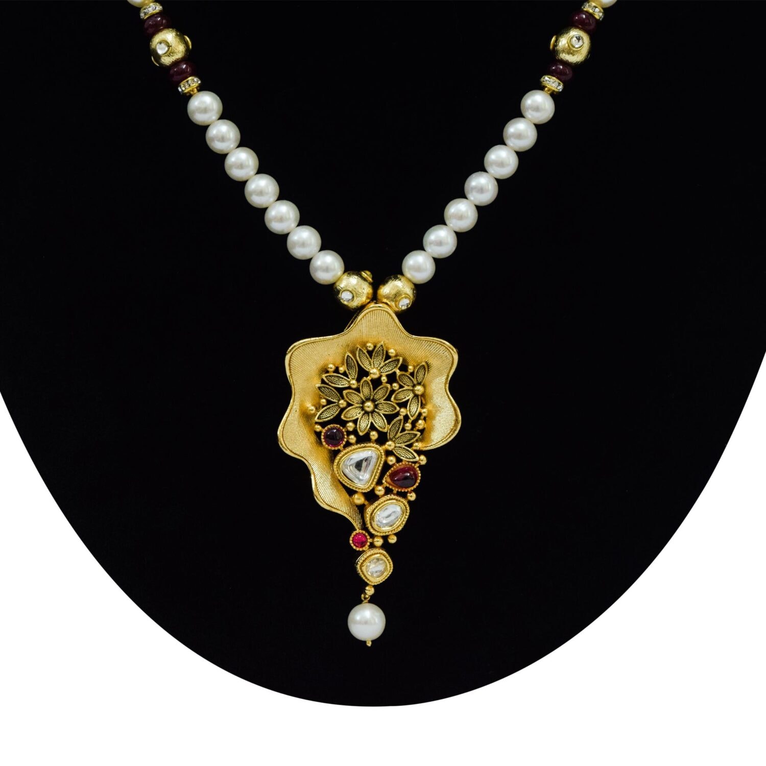 Vintage Collection - Pearl Set in 6.5mm White Round Pearls - Image 2