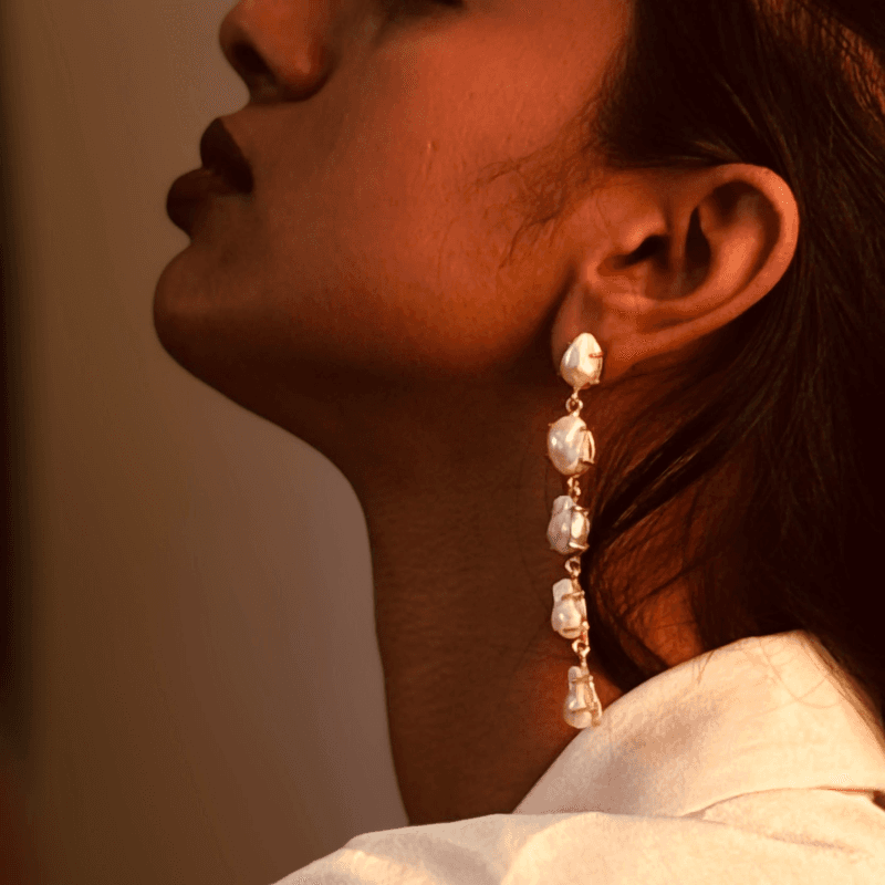 Brass in pearl jewellery from Pure Pearls