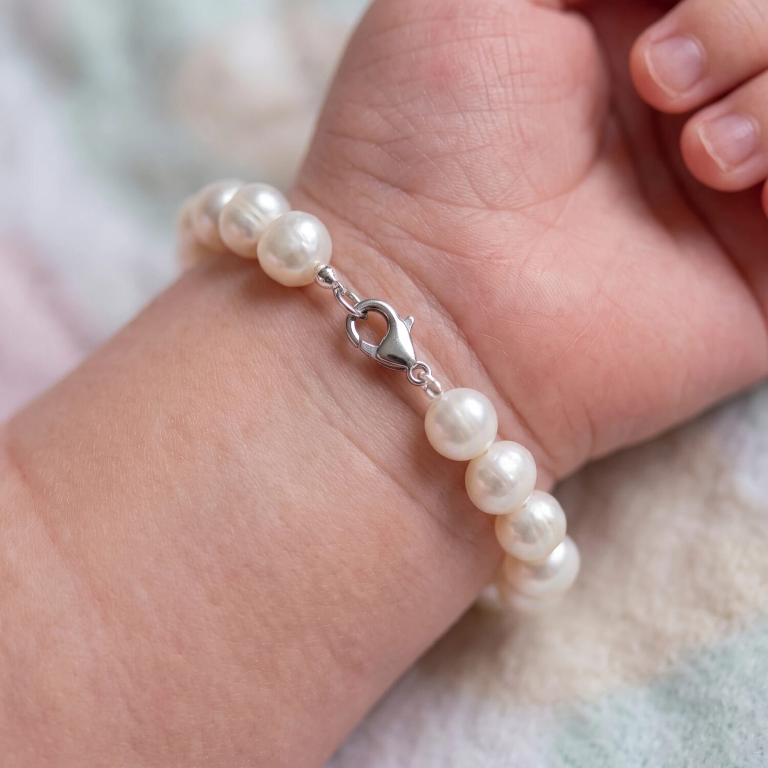 The Little Blessing Baroque Baby Pearl Bracelet - Image 3
