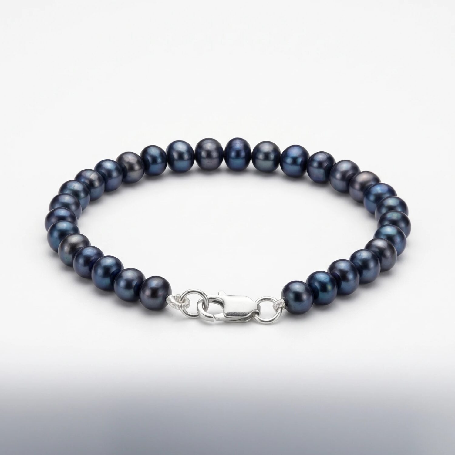 The Midnight Blessing Black Pearl Baby Bracelet - Image 3