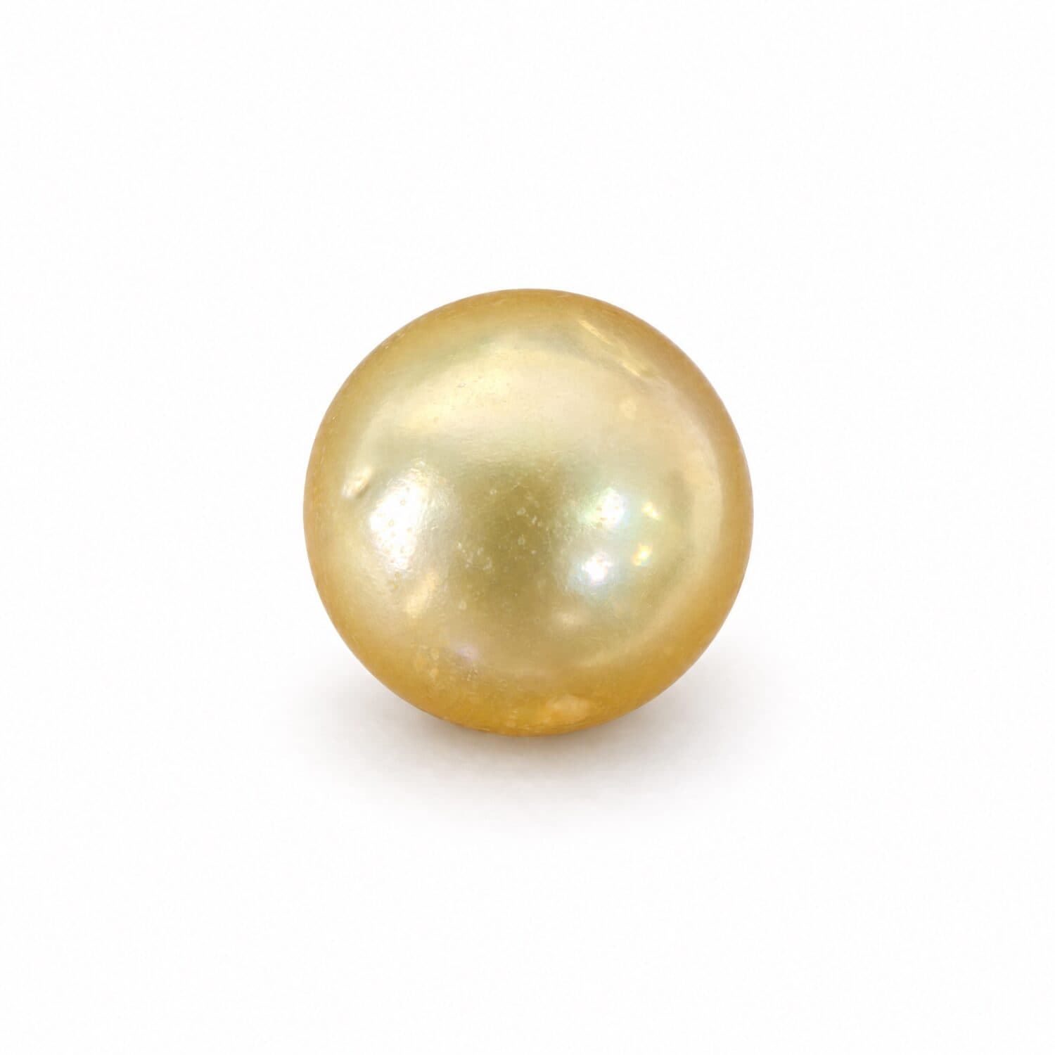 4.06 Carat (4.51 Ratti) Golden South Sea Pearl - 8.1mm Round, AA Quality