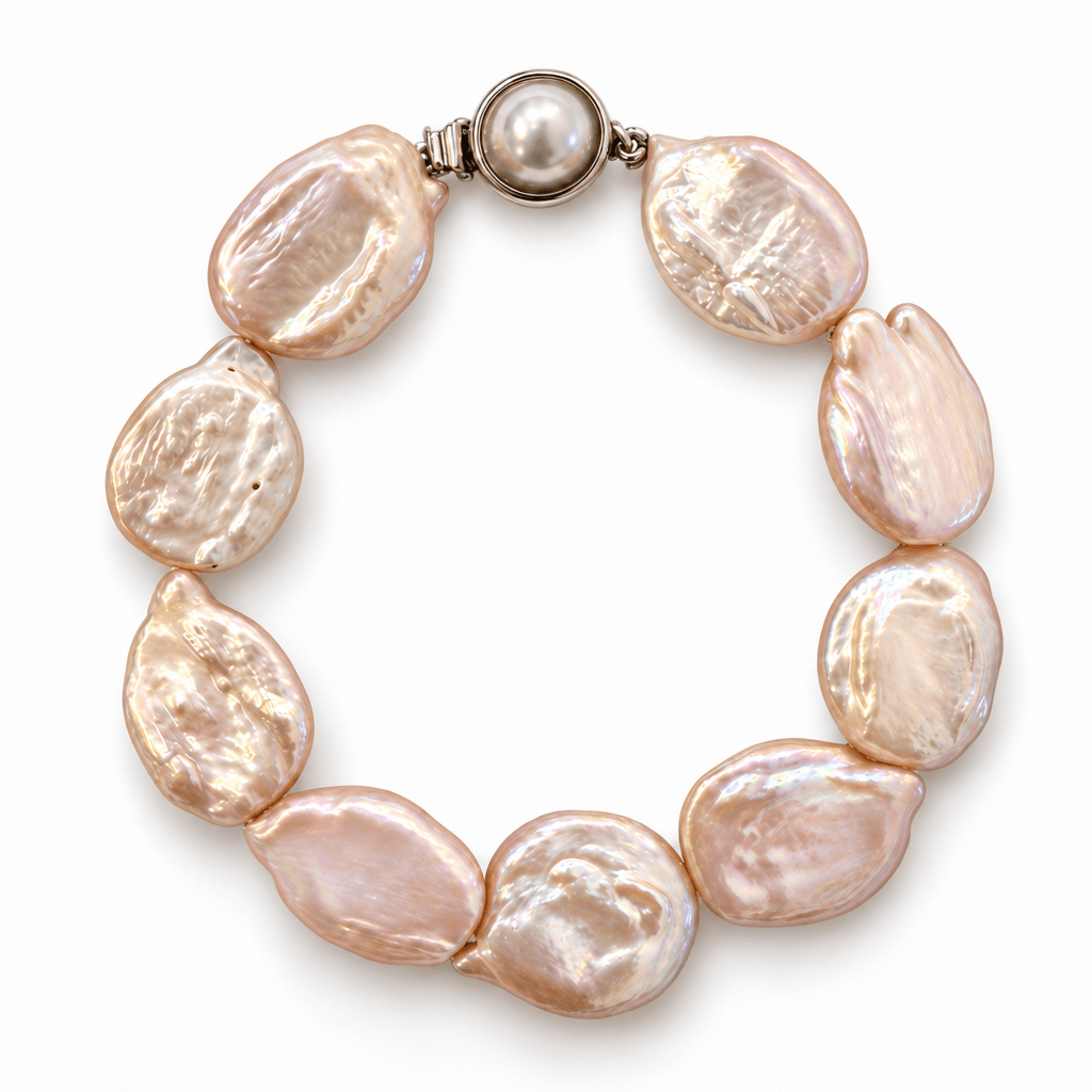 Rosewater Pink Baroque Pearl Bracelet - Image 2
