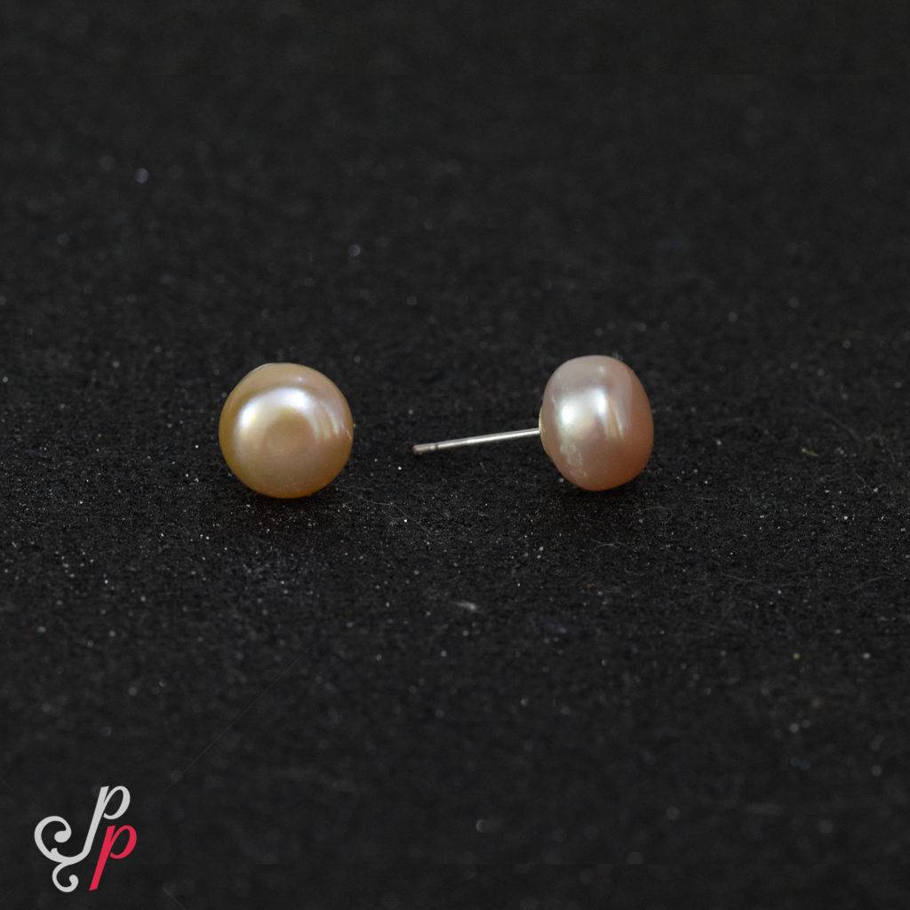 Plain Pearl Studs