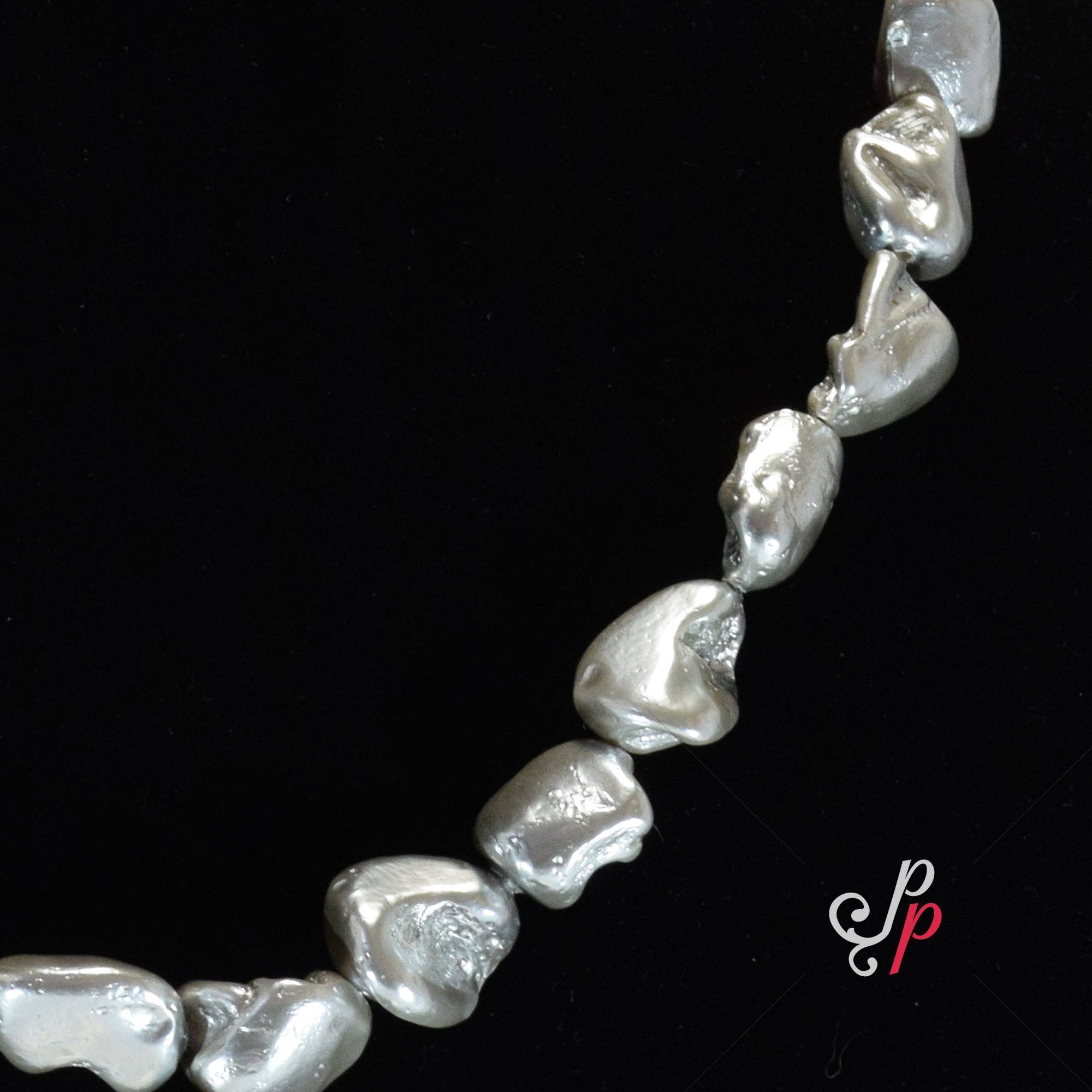 large baroque pearl necklace