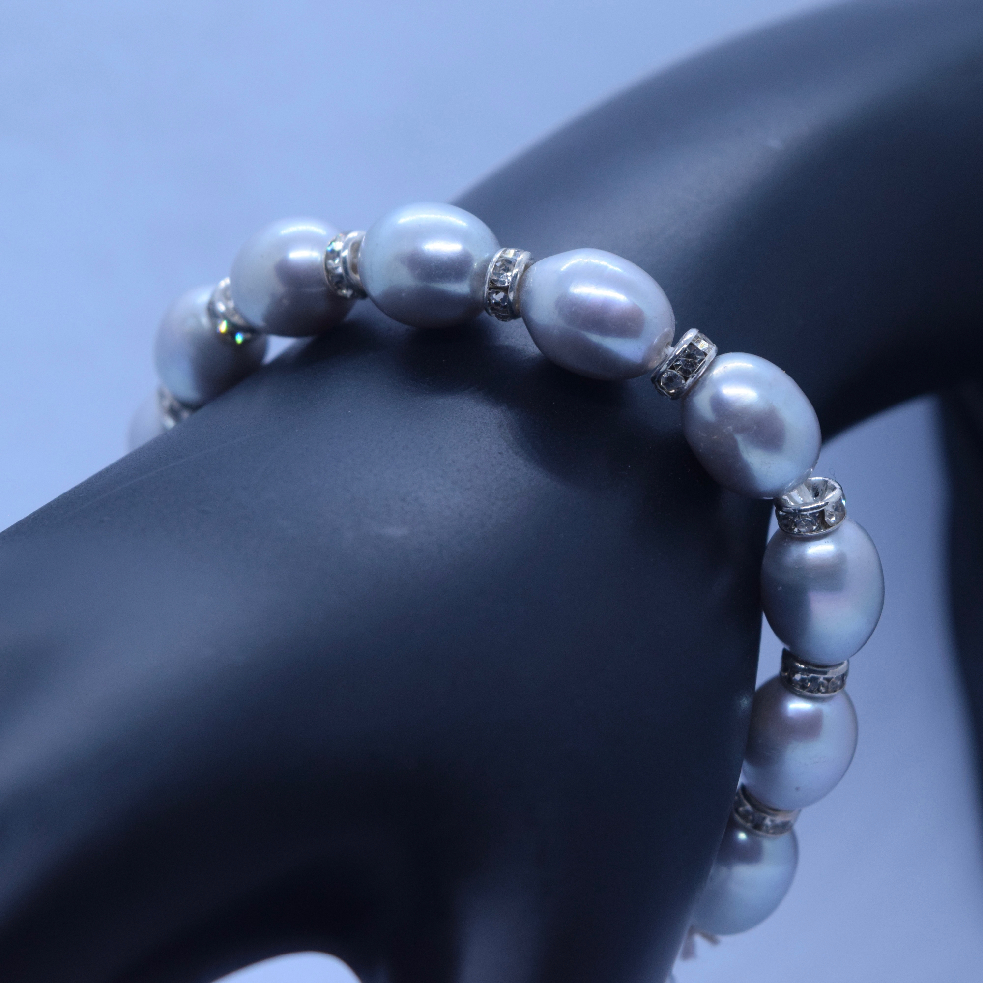 Rose Silver Pearl Bracelet | Silversheen