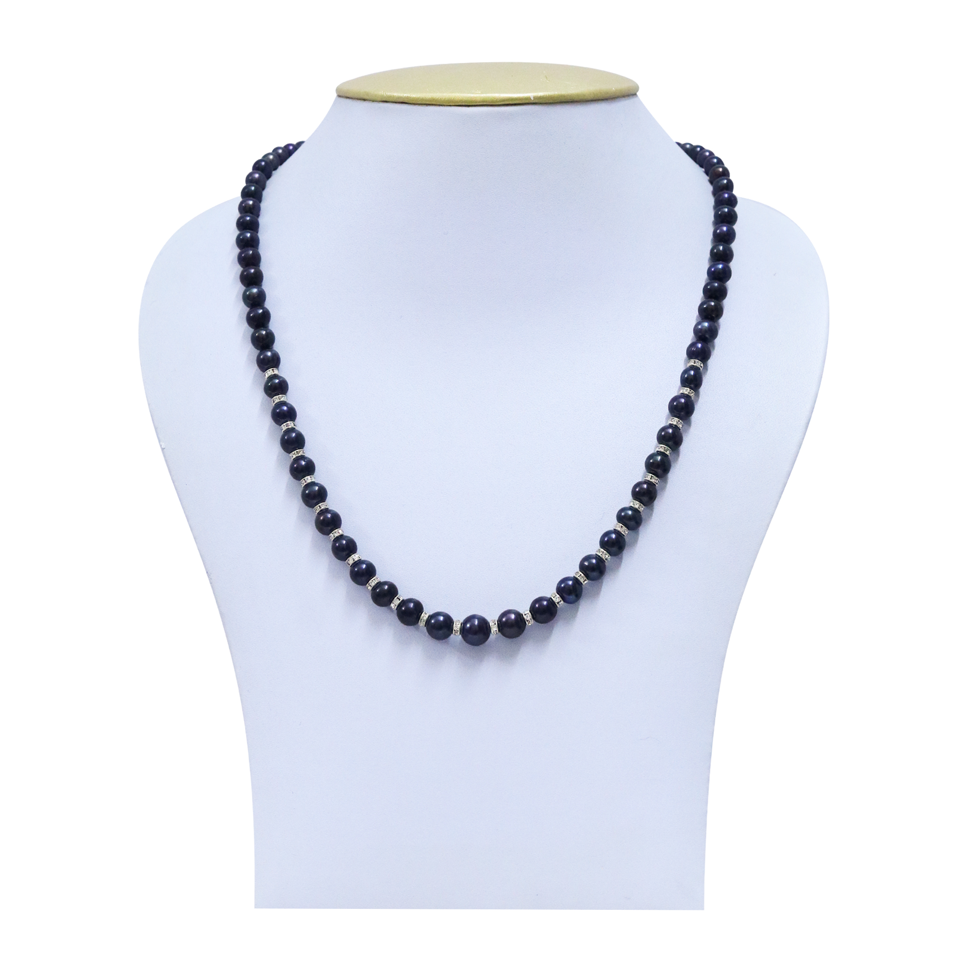 royal blue pearl necklace