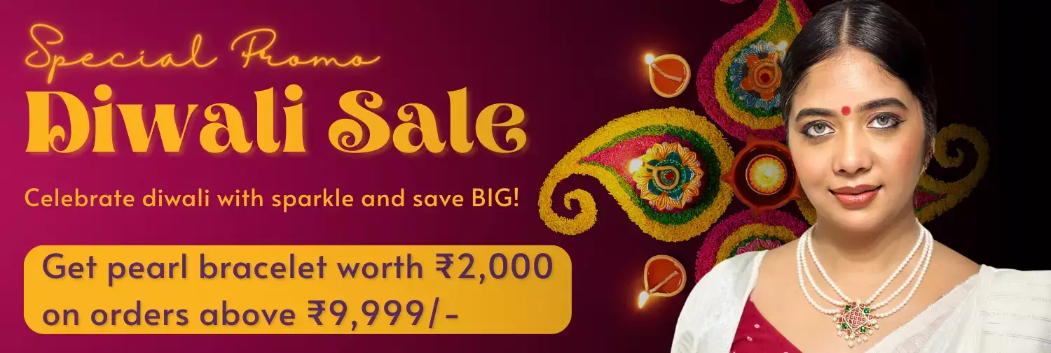 Pure Pearls Diwali 2023 Sale Desktop Banner