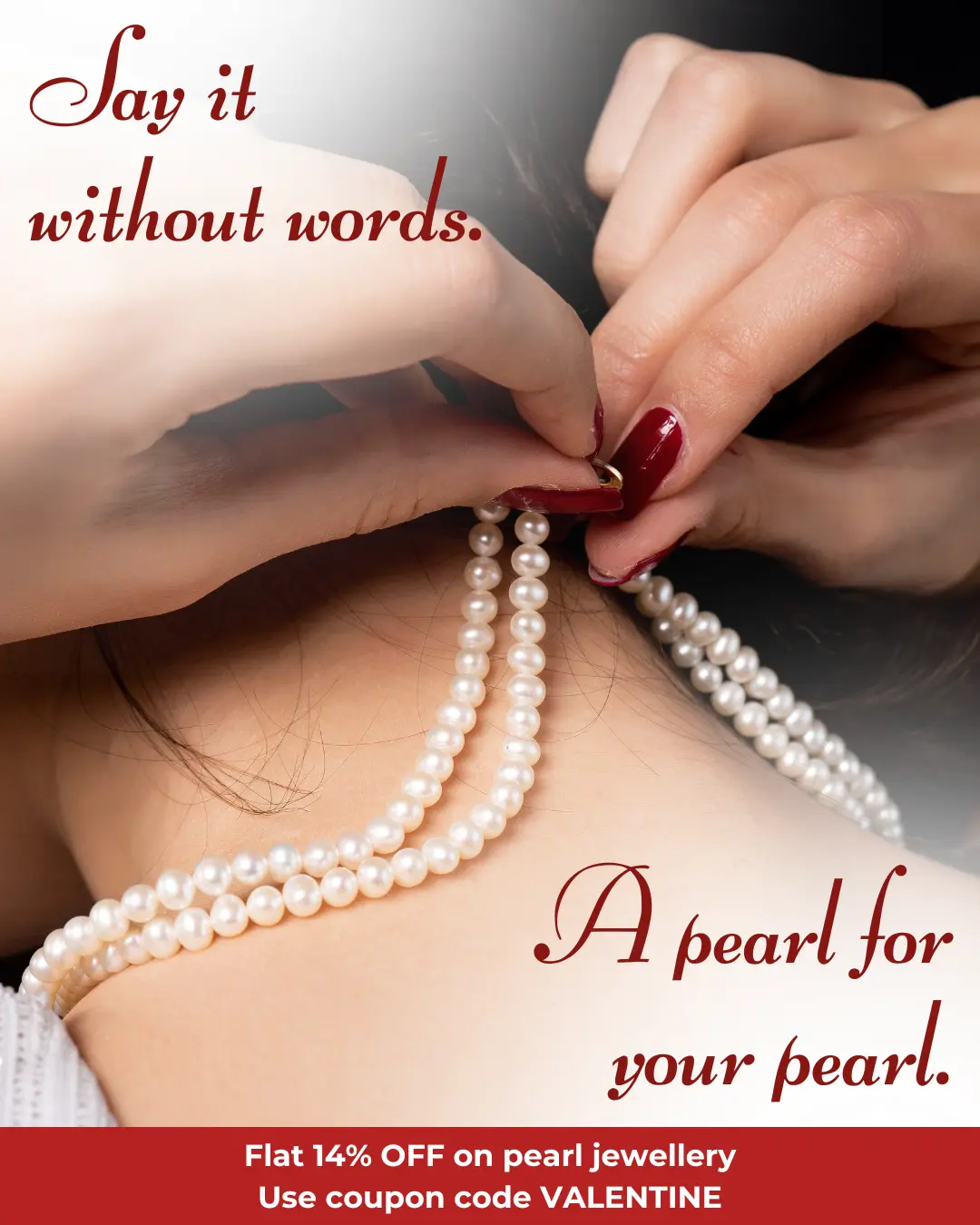 Pure Pearls Valentines Day 2025 Offer Flat 14 Percent Off